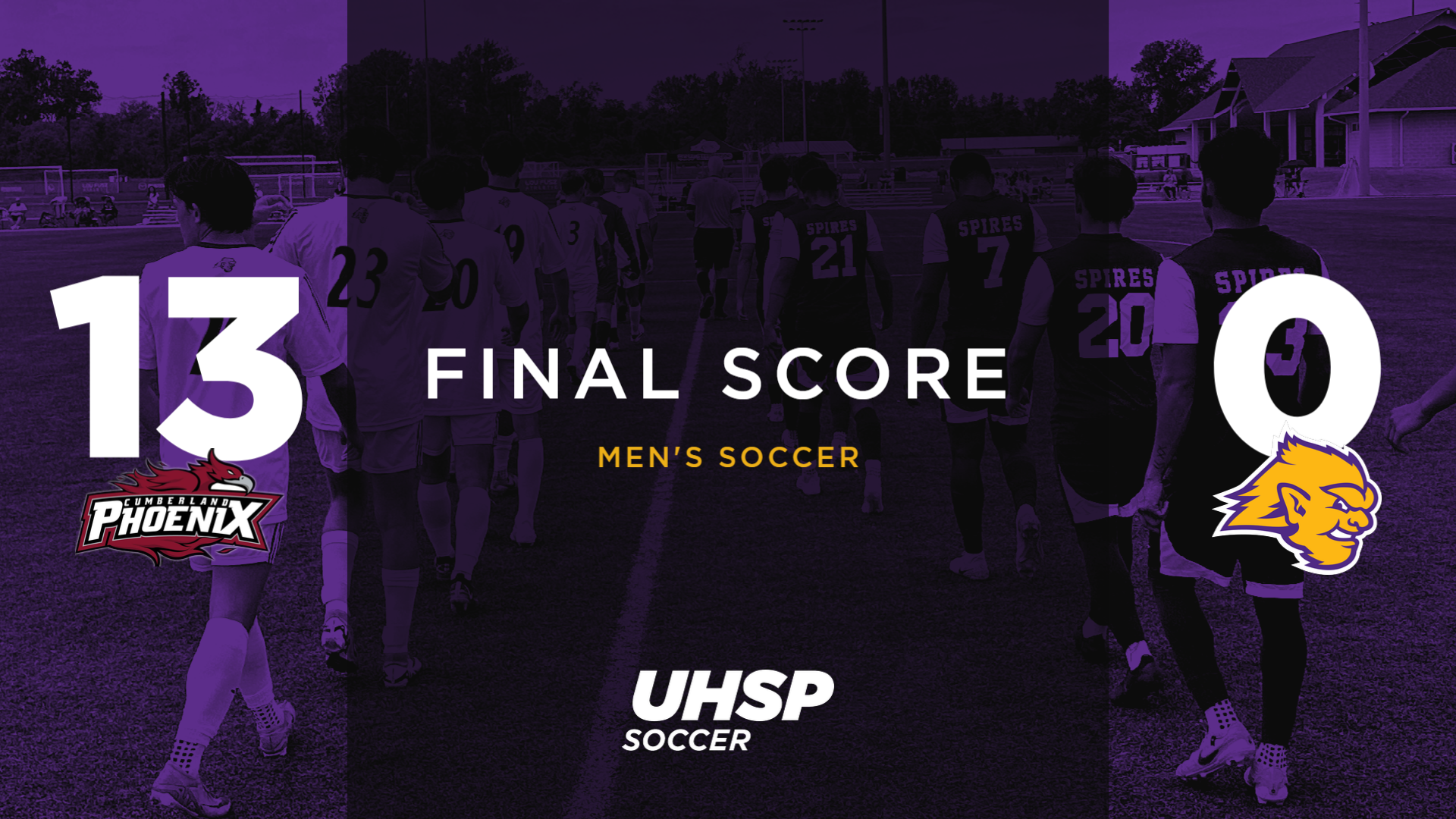 Eight different goal scorers lead Cumberland past UHSP