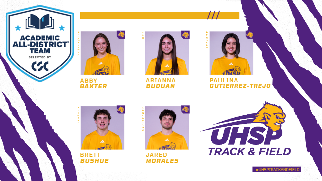 Five Track Athletes Named Academic All-District