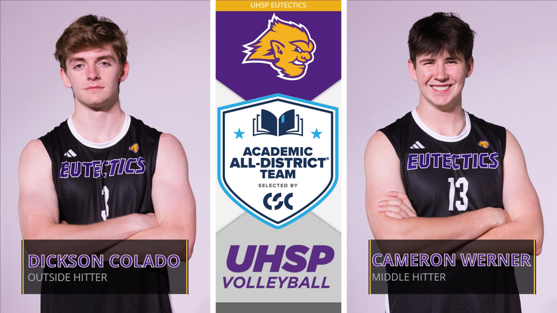 Colado and Werner Recognized as Academic All-District