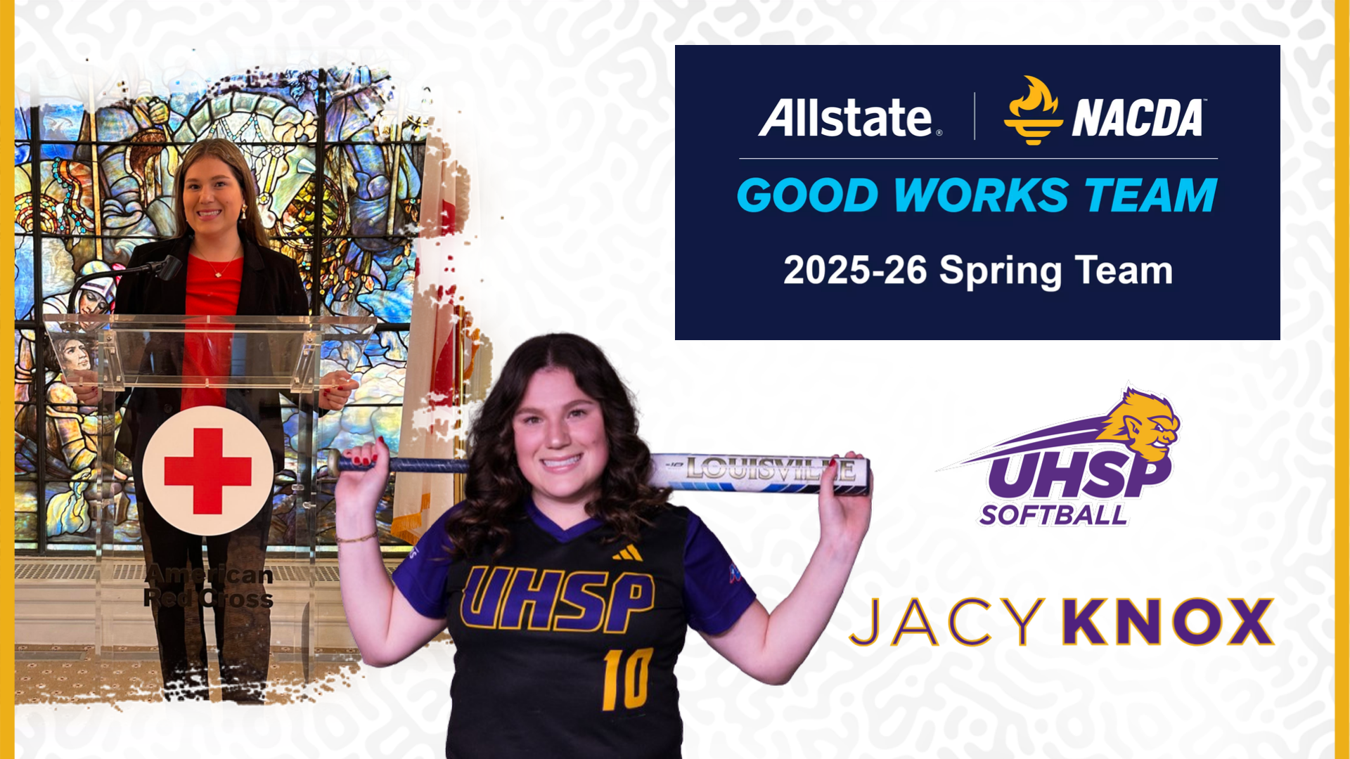 Knox Named to NACDA All-State Good Works Team