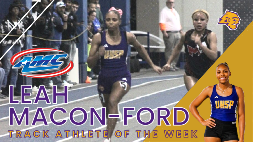 Macon-Ford Named AMC Track Athlete of the Week