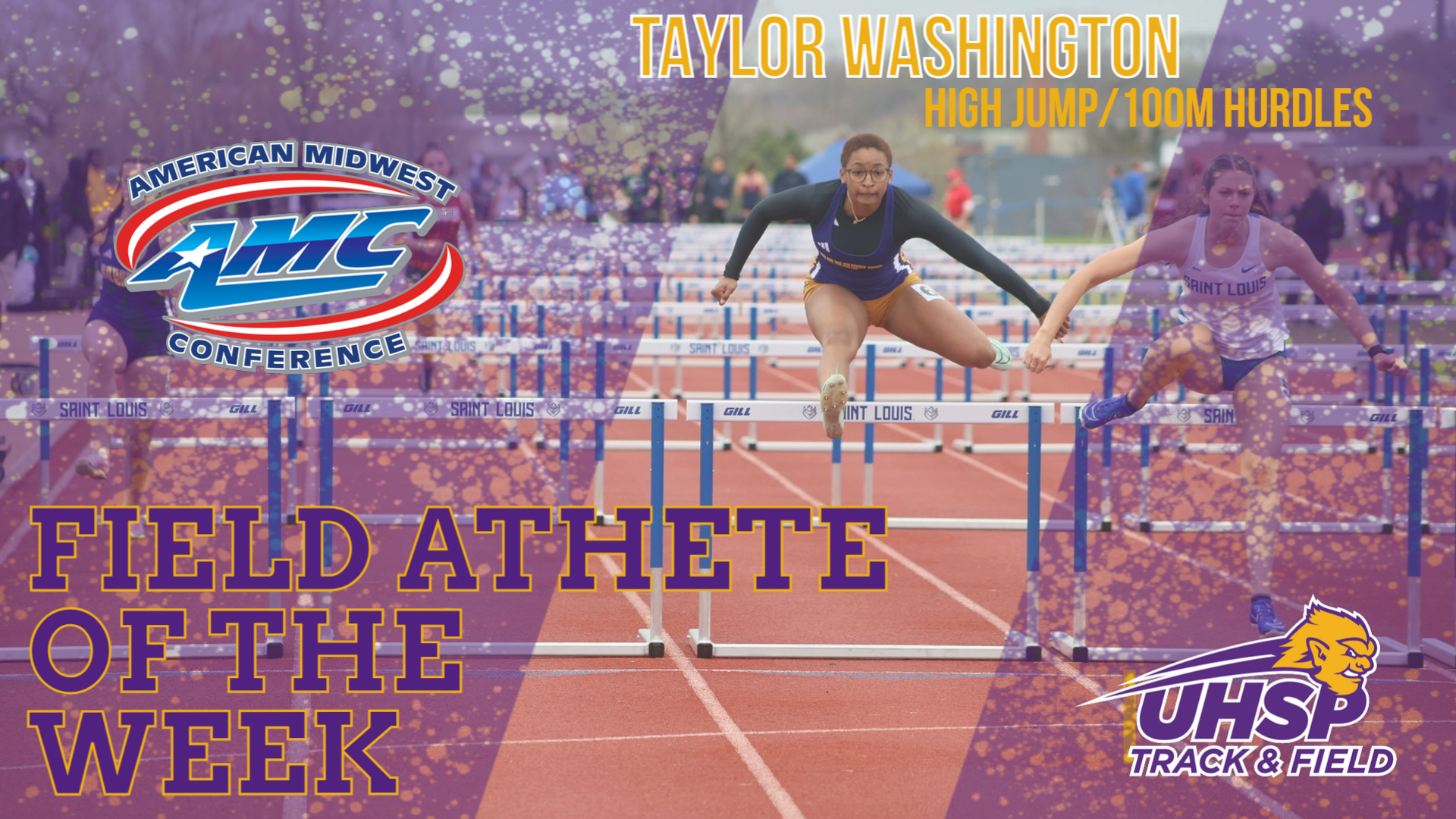 Washington Named AMC Field Athlete of the Week